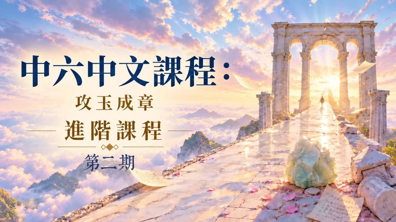 2027 DSE 中六中文進階課程 - 攻玉成章 (第二期) | 明道教育 Lumos Education