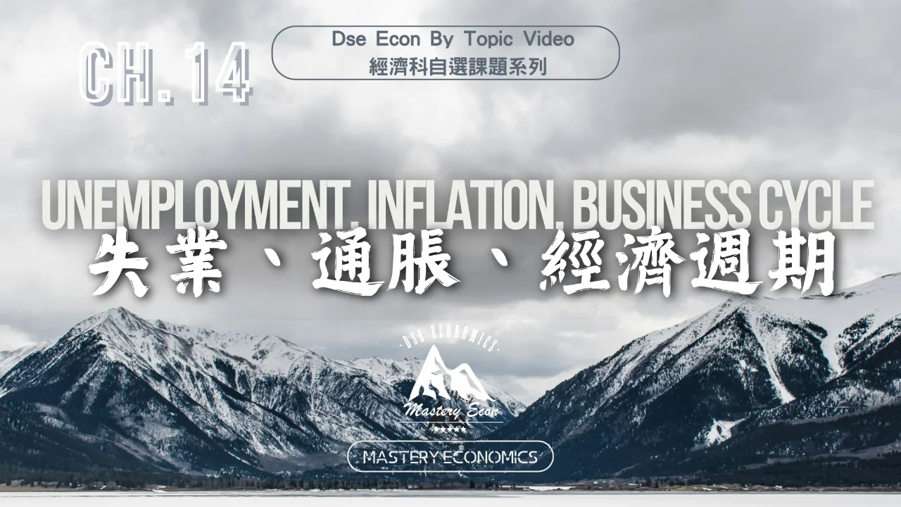 Mastery Econ【By Topic】Ch14 失業、通脹、經濟週期 | 明道教育 Lumos Education