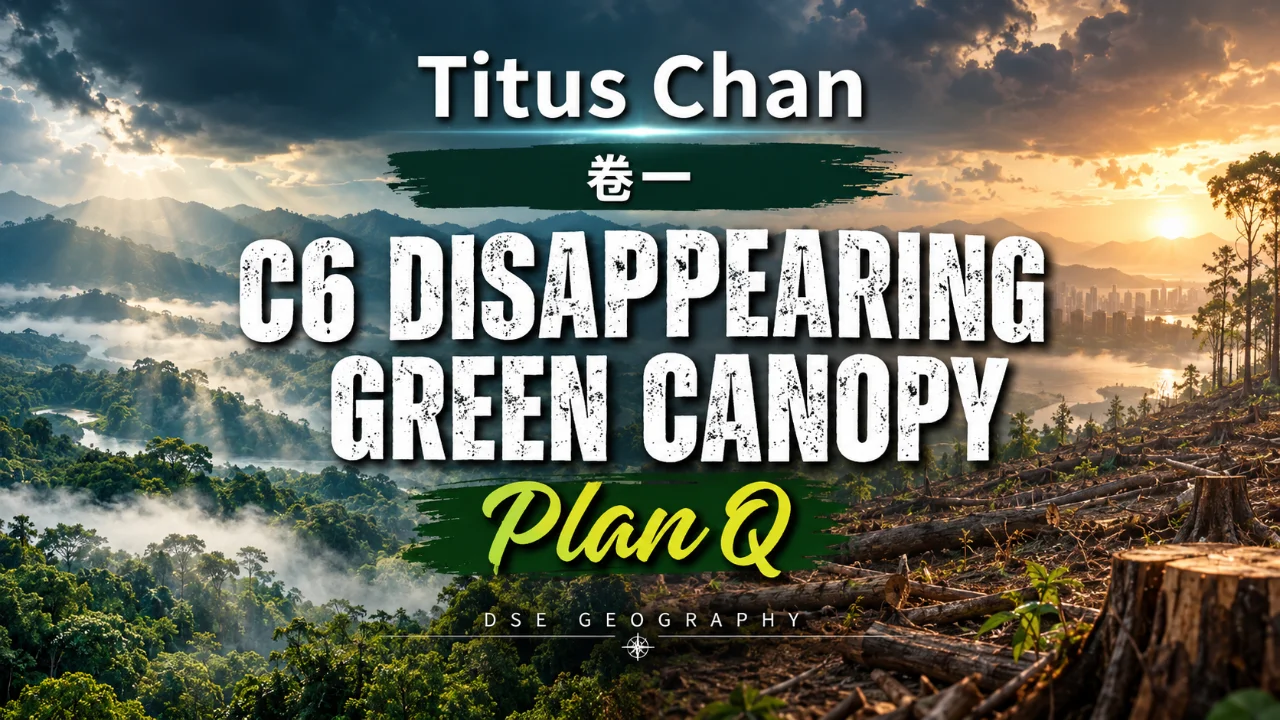 TITUS CHAN 2027 DSE S6 Plan Q(C6)Disappearing Green Canopy | 明道教育 Lumos Education
